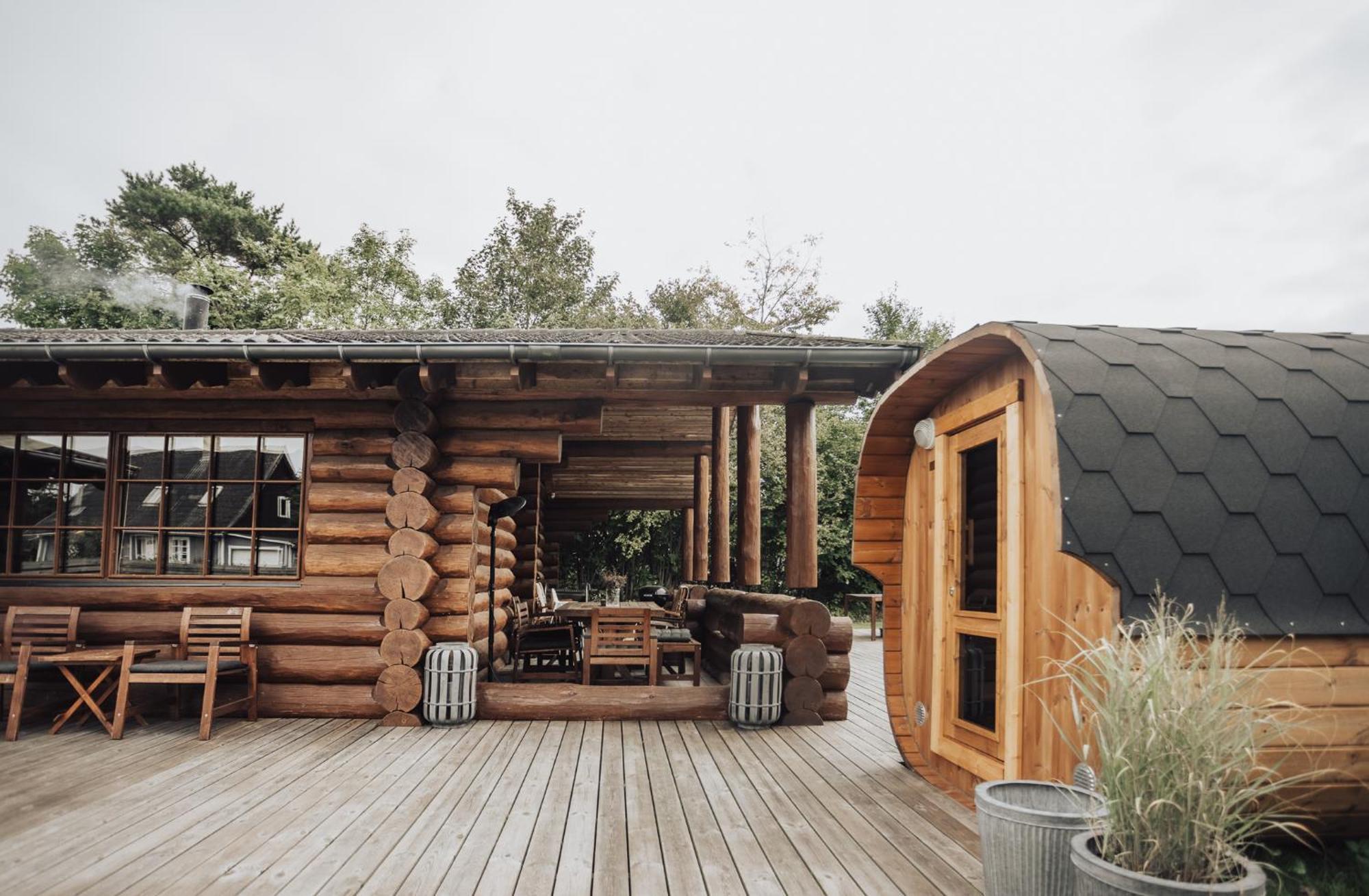 Fjordhygge - Authentic Wood Log Cabin Summerhouse Near Water, Fjord And Forest Jægerspris Exteriér fotografie